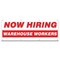 Signmission Now Hiring Warehouse Workers Banner Apply Inside Accepting Application Single Sided B-96-30321 - alternate 1